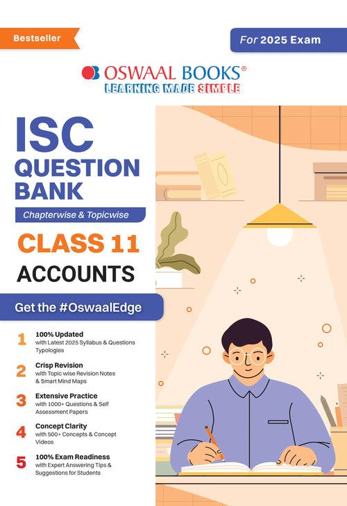 ISC Question Bank Class 11 Accountancy | Chapterwise | Topicwise | Solved Papers | For 2025 Exams