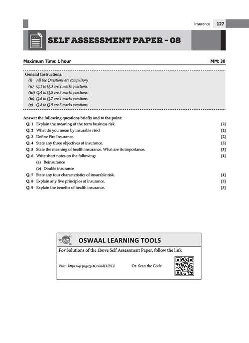 ISC Question Bank Class 11 Commerce | Chapterwise | Topicwise  | Solved Papers  | For 2025 Exams