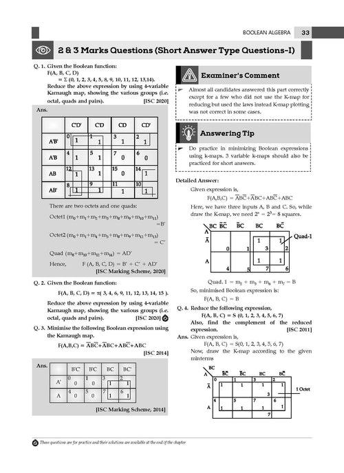 ISC Question Bank Class 12 Computer Science | Chapterwise | Topicwise | Solved Papers | For 2025 Board Exams