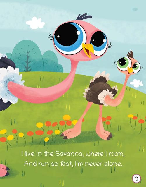 Lil Legends Know Me Series - Birds | I am an Ostrich | Fascinating Bird Book | Exciting Illustrated Book | For kids |  Age 2+ Years