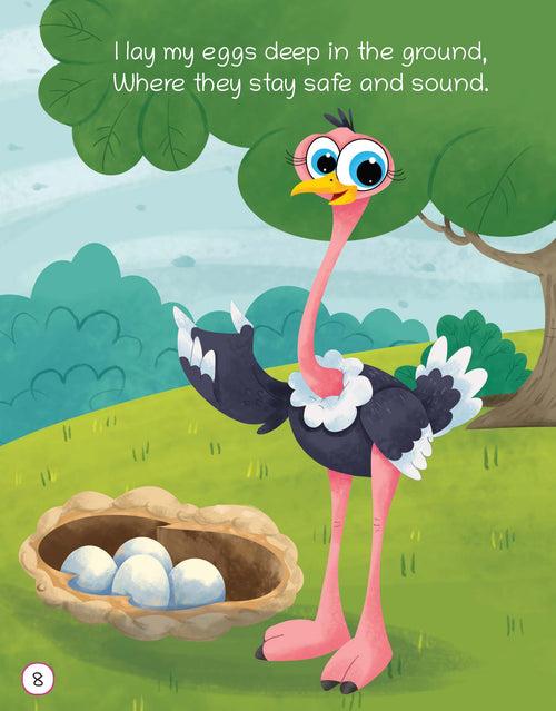 Lil Legends Know Me Series - Birds | Set of 8 Books | I am an Eagle | I am a Kingfisher | I am an Ostrich | I am an Owl | I am a Parrot | I am a Peacock | I am a Penguin | I am a Pigeon | Fascinating Bird Books | For Kids | Age 2+ Years