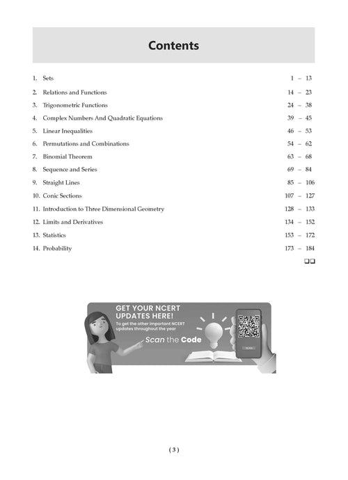 NCERT Textbook Solutions Class 11 Mathematics | For Latest Exam