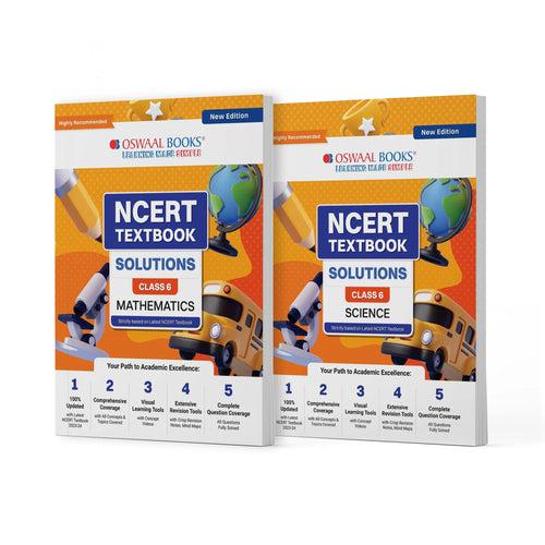 NCERT Textbook Solutions Class 6  Science | Mathematics | Set of 2 Books | For Latest Exam