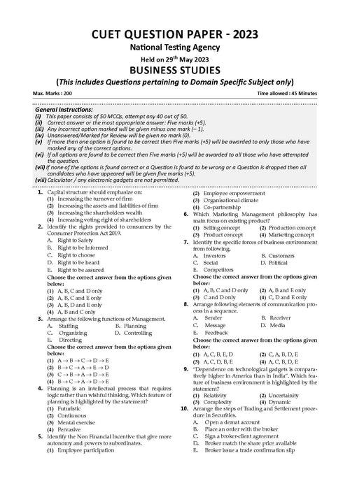 NTA CUET (UG) Question Banks | Chapterwise & Topicwise | English, Accountancy, Business Studies, General Test & Economics | Set of 5 Books | Entrance Exam Preparation Books 2024