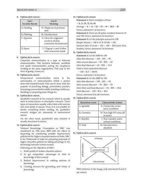 NTA UGC NET | JRF |SET 15 Mock Test Papers | Teaching & Research Aptitude | Paper-1 (Compulsory) For 2024 Exam (Toshiba Shukla)