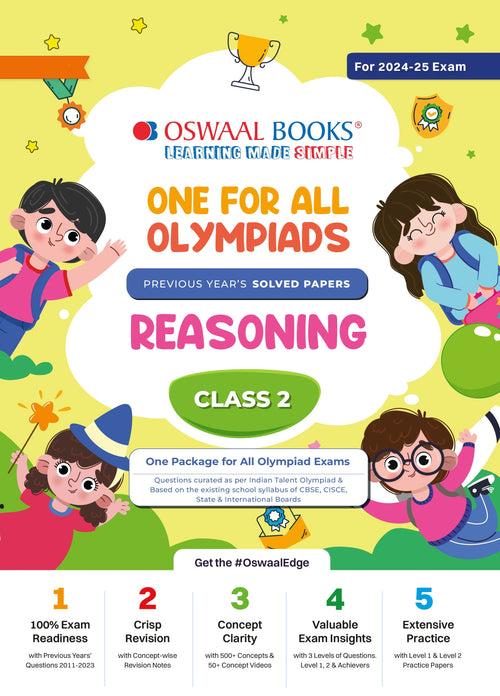 One For All Olympiad Class 2 Reasoning | Previous Years Solved Papers | For 2024-25 Exam
