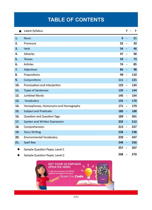 One For All Olympiad Class 4 English | Previous Years Solved Papers | For 2024-25 Exam