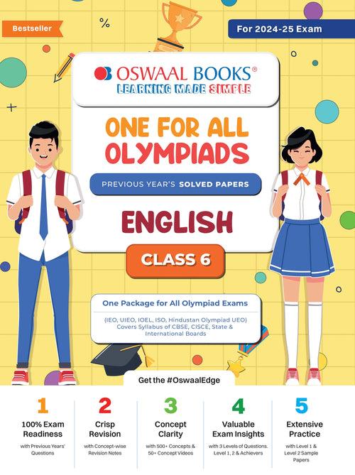 One For All Olympiad Class 6 English | Previous Years Solved Papers | For 2024-25 Exam