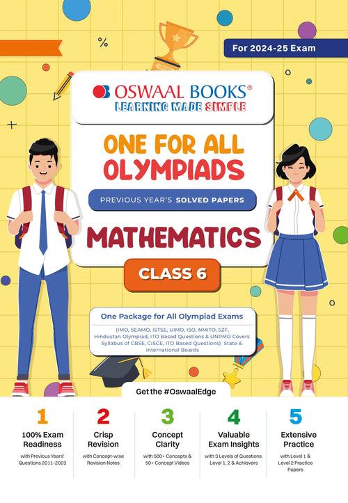 One For All Olympiad Class 6 Mathematics | Previous Years Solved Papers | For 2024-25 Exam