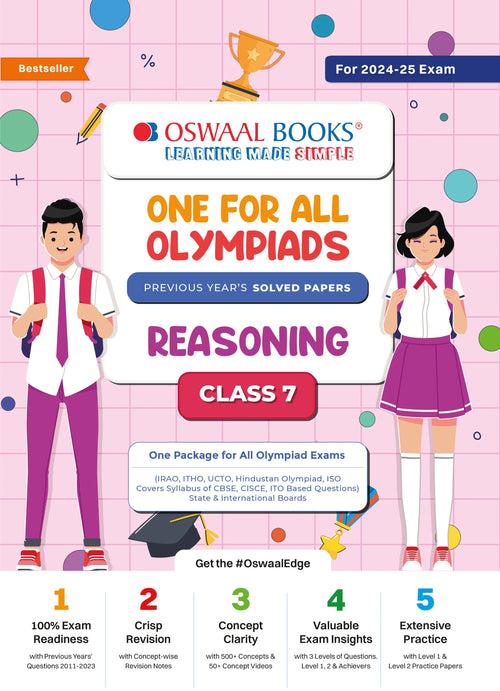One For All Olympiad Class 7 Reasoning | Previous Years Solved Papers | For 2024-25 Exam