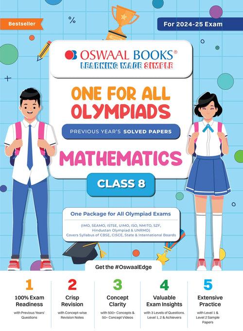 One For All Olympiad Class 8 Mathematics | Previous Years Solved Papers | For 2024-25 Exam