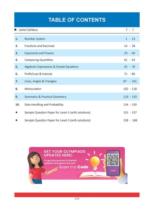 One For All Olympiad Class 8 Mathematics | Previous Years Solved Papers | For 2024-25 Exam