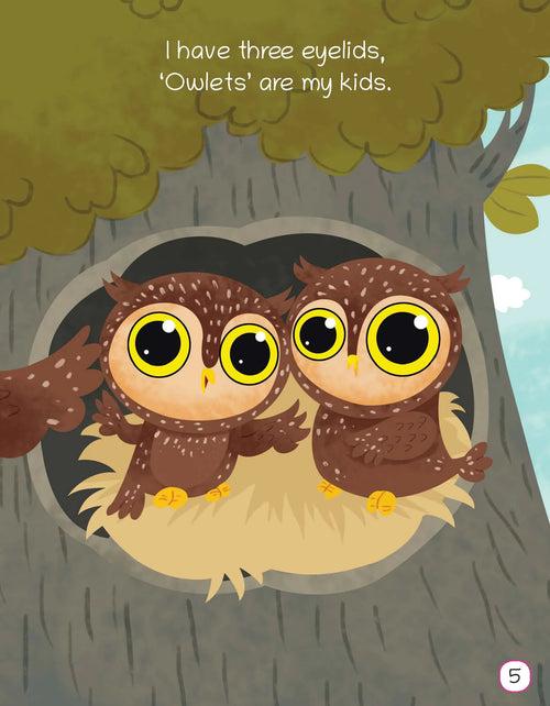 Oswaal Lil Legends Know Me Series - Birds | I am an Owl | Fascinating Bird Book | Exciting Illustrated Book | For kids |  Age 2+ Years