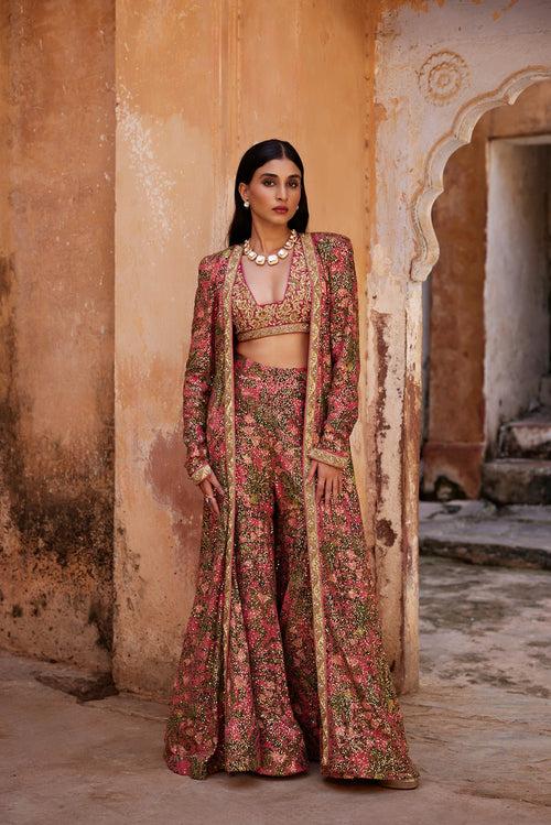 Jacket Gharara Set