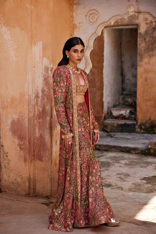 Jacket Gharara Set