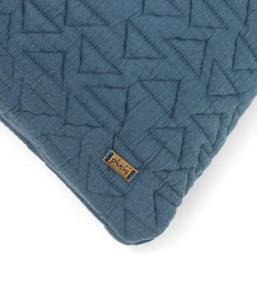 TOTIT Cotton Knitted Decorative Cushion Cover (Steel Blue)