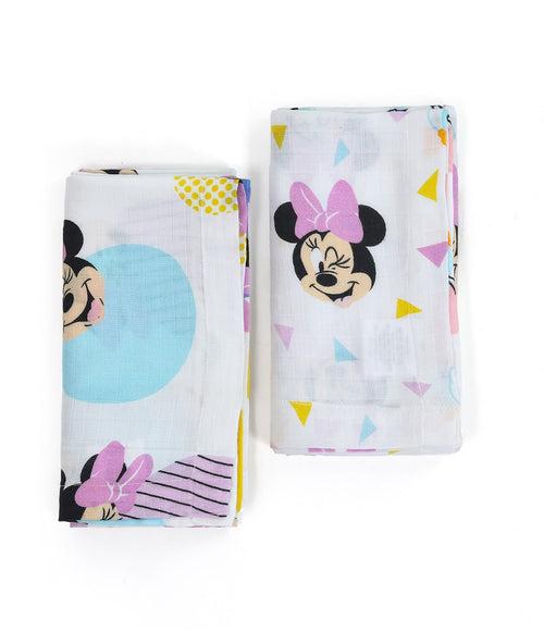 Best Friend Minnie Muslin Baby Swaddles (Pack of 2)