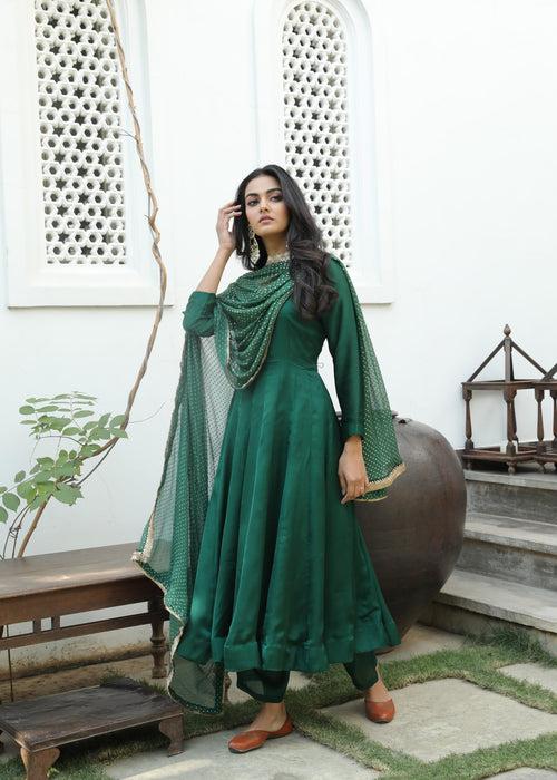 Kaaya Green Anarkali Set