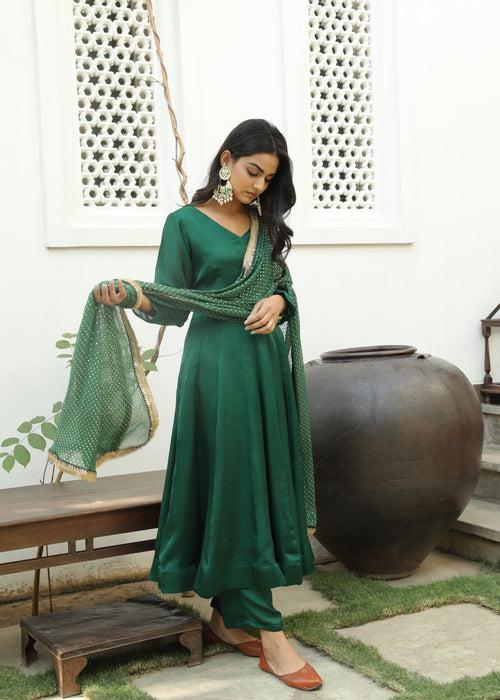 Kaaya Green Anarkali Set