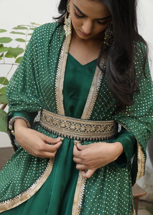 Kaaya Green Anarkali Set