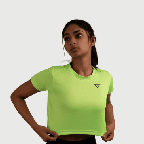 NEON GREEN CROPTOP