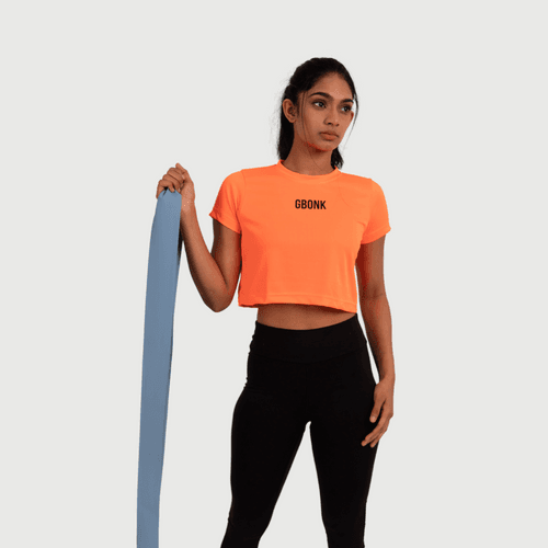 Neon-Orange Croptop