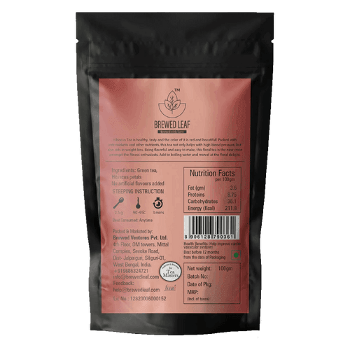 Brewed Leaf Hibiscus Flower Tea