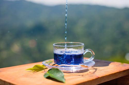 Brewed Leaf Blue Tea