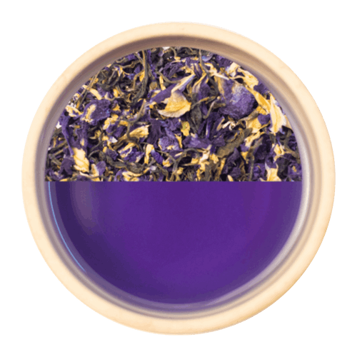 Brewed Leaf Blue Tea