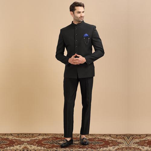 Emerald Dark Green Jodhpuri Suit for Men