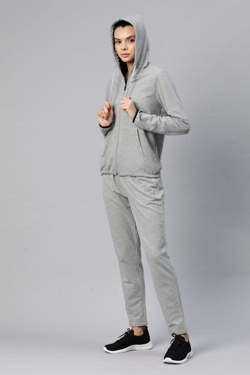 Alcis Women Warm Motion Solid Tracksuit