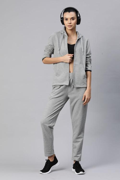 Alcis Women Warm Motion Solid Tracksuit