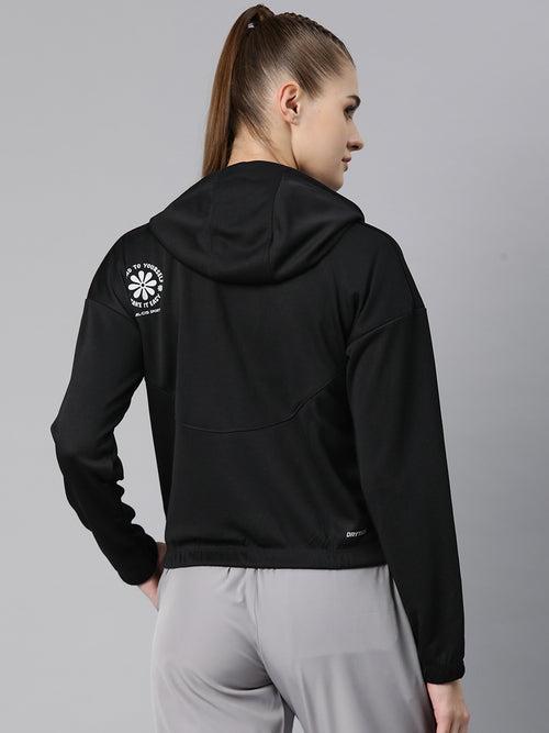 Alcis SwiftStride Crop Hooded Sweatshirt