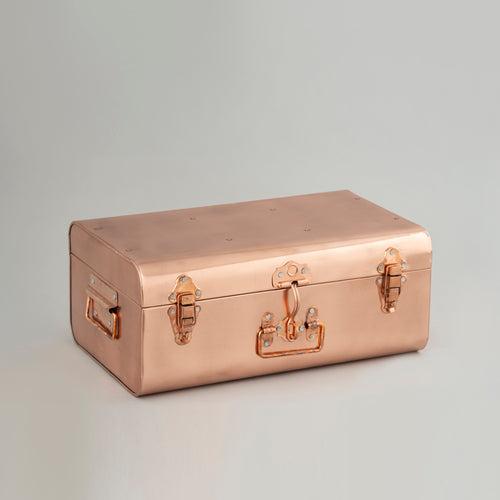 SET OF 3 VINTAGE STYLE TRUNK BOXES