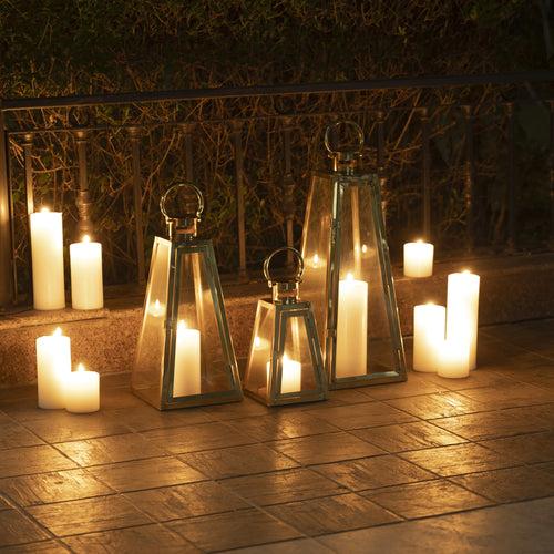 Brass Sloping lanterns