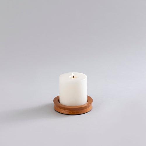 CANDLE HOLDERS TERRACOTTA - SET OF 5