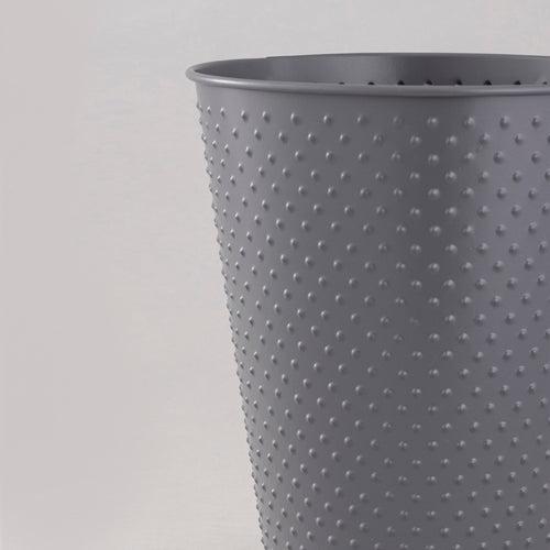 Dark Grey Dotted waste bin