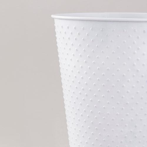 White Dotted waste bin