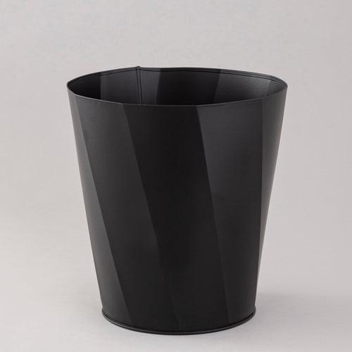 Black Polygon waste bin