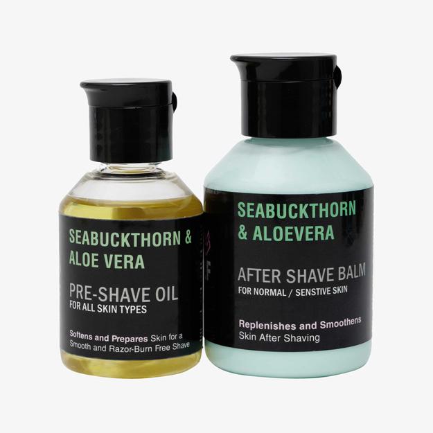 After Shave Balm and Pre Shave Oil - SEABUCKTHORN & ALOE VERA