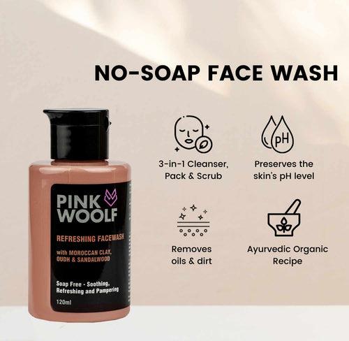 Face Wash (Moroccan Clay, Oudh & Sandalwood)