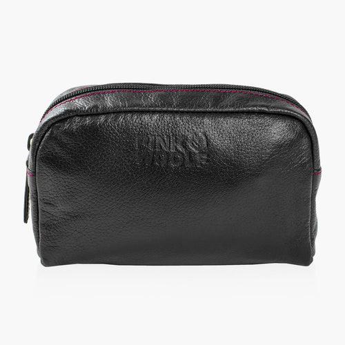 Leather Toiletry Bag - Makes Storing Shaving Kit Easy