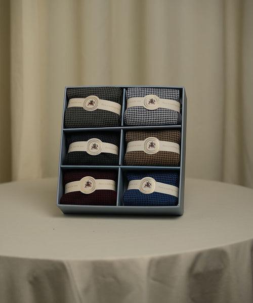 Houndstooth box of 6 Dos