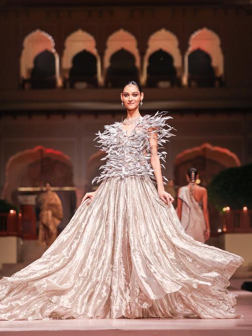 Floating Silver Gown