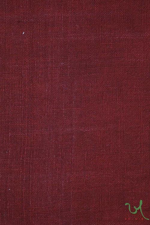 Maroon Peti Charkha Kala Cotton Fabric