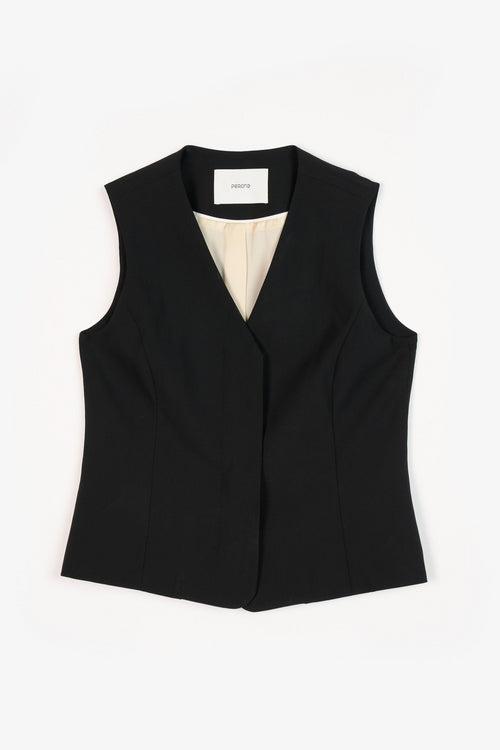 MAIA BLACK WOMEN'S VEST