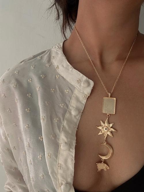 Elina Moon Necklace