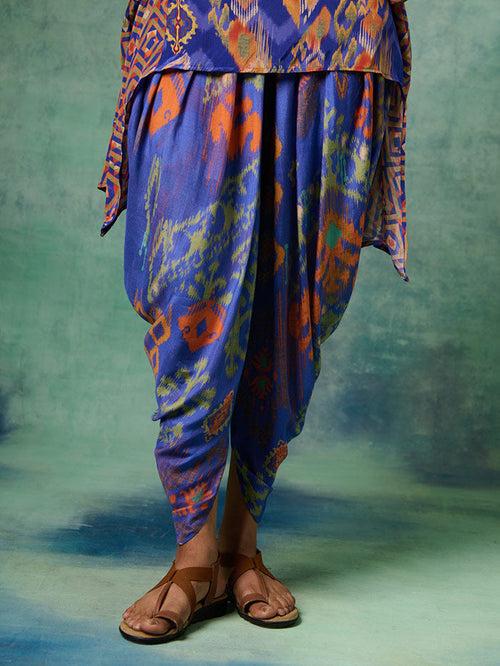 Saira Dhoti Bottom - Blue