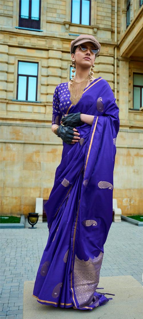 Hola !!Satin Silk Saree