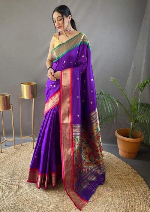 Yamuna Kinare - A Luxurious Paithani Saree